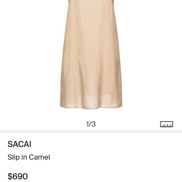Sacai slip white - Picture 7 of 7